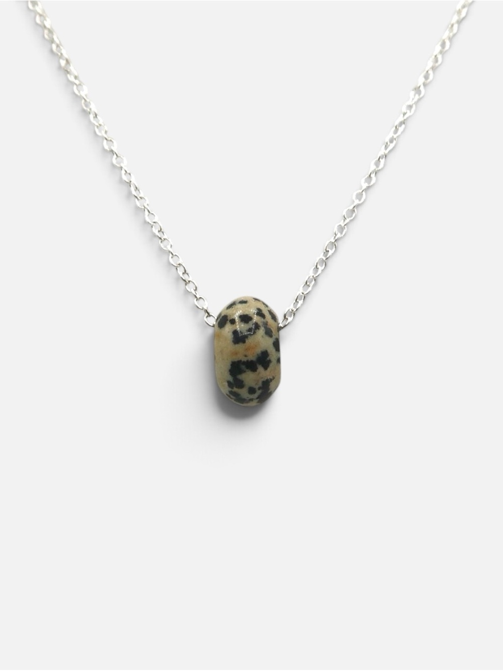 LEOPARDSKIN JASPER INFINITY NECKLACE